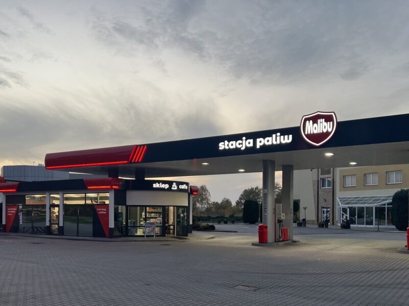 Stacja benzynowa malibu