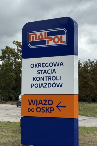 PYLON - Reklama Okręgowa stacja kontroli pojazdów